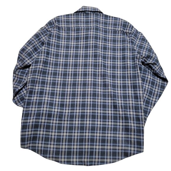 Peter Millar Mens Blue‎ Plaid Button-Up Shirt XXL Cotton Preppy Career - Picture 7 of 7